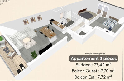 vente appartement 299 000 € à proximité de Saint-Antoine-du-Rocher (37360)