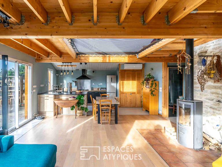 Maison écologique en harmonie avec la nature — photo 1