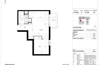 vente appartement 178 000 € à proximité de Villenoy (77124)
