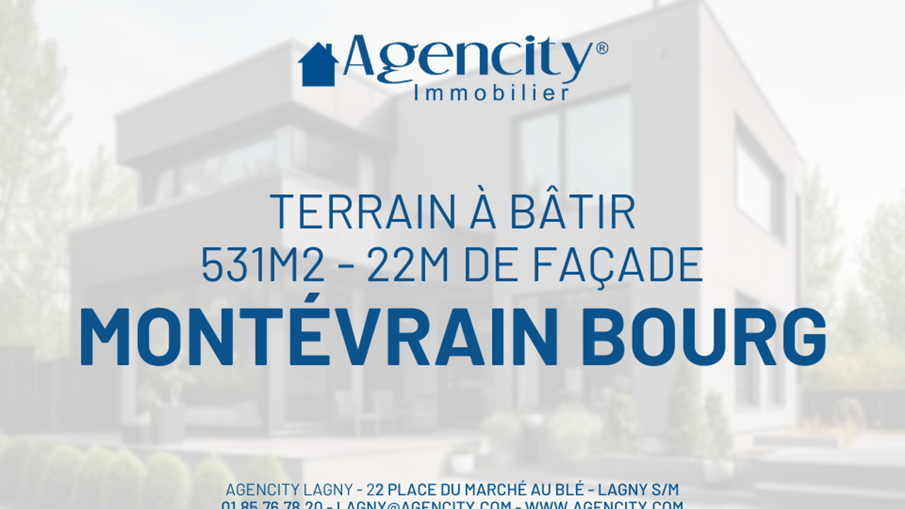 terrain  pièces 531 m2 à vendre à Montévrain (77144)