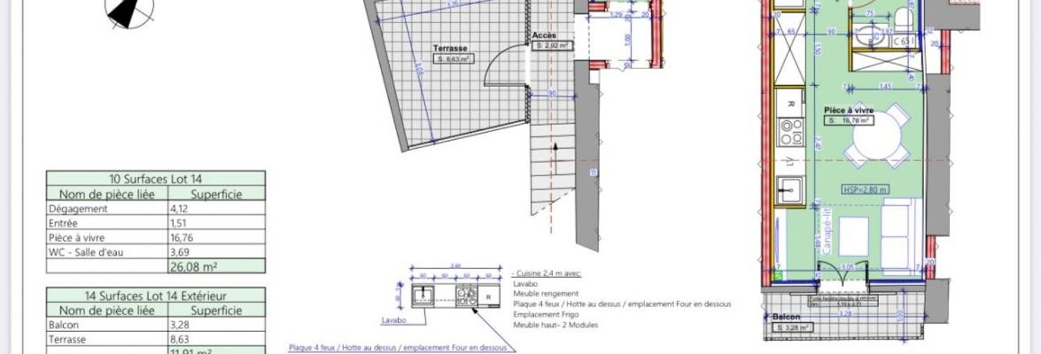 Appartement 2 Pièces 29 m² à vendre à Écully (69130)