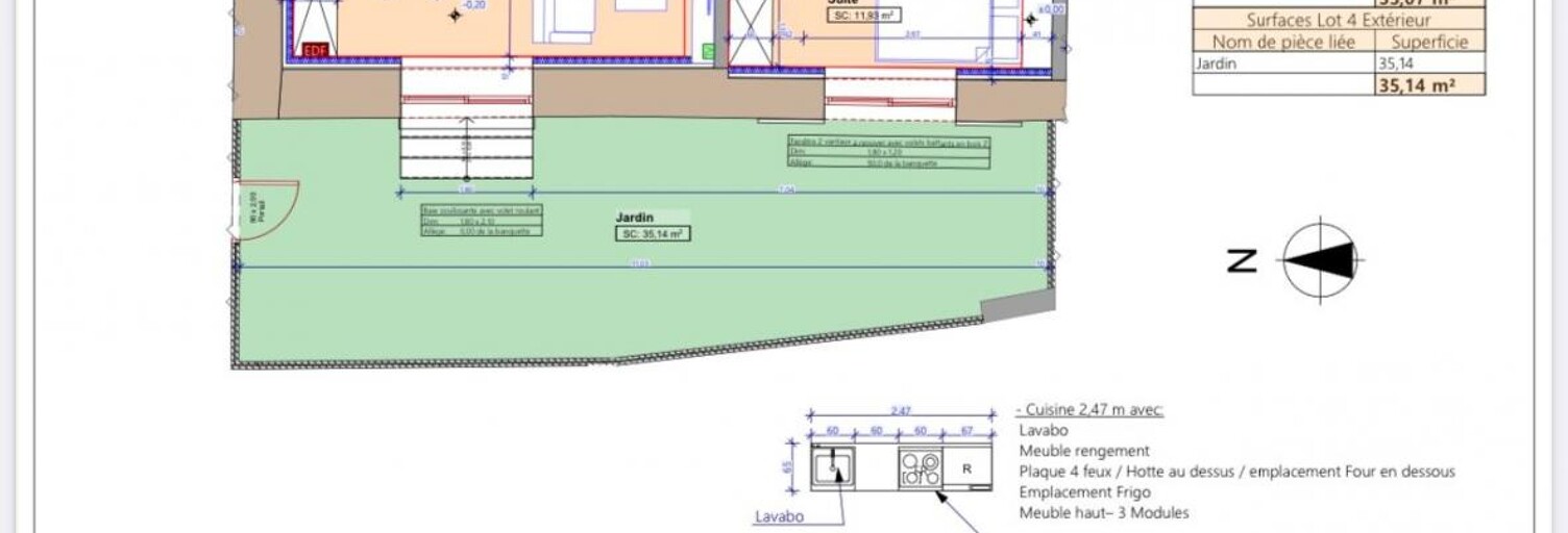 Appartement 2 Pièces 37 m² à vendre à Lentilly (69210)
