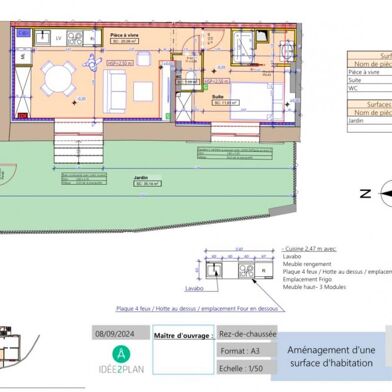 Appartement 2 pièces 37 m²