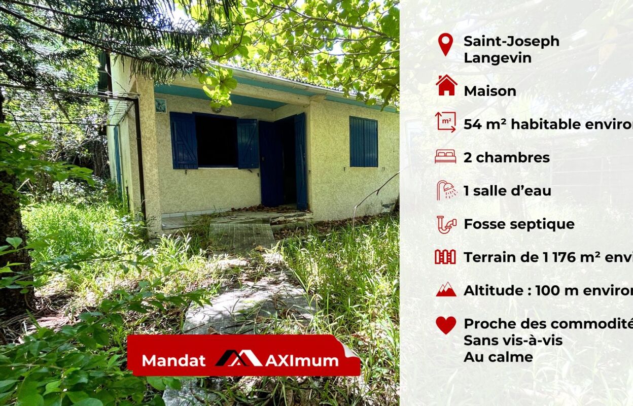 maison 3 pièces 54 m2 à vendre à Saint-Joseph (97480)