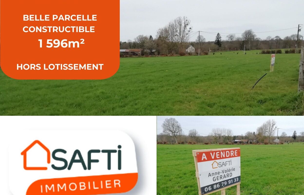 terrain  pièces 1596 m2 à vendre à Grandparigny (50600)