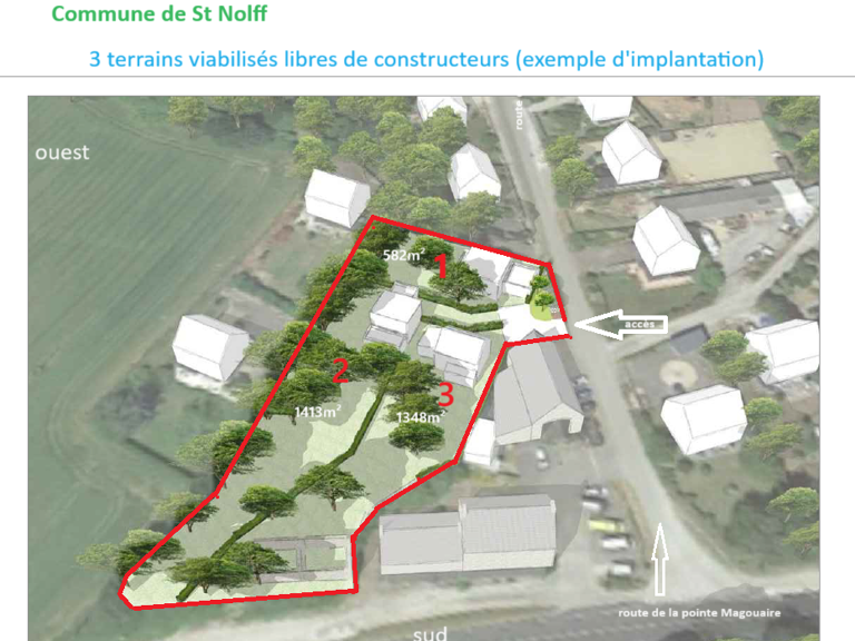 EXCEPTIONNEL 3 grands Terrains viabilisés à 5mn de Vannes — photo 1