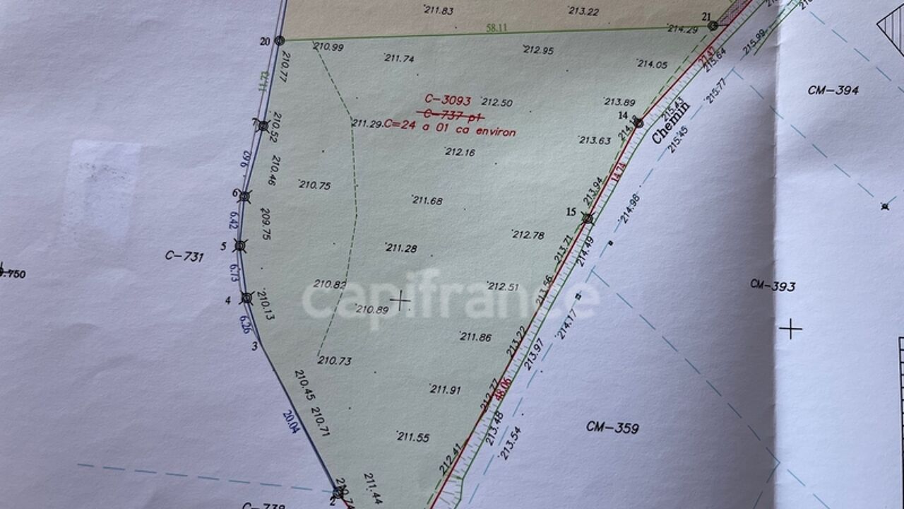 terrain  pièces 2401 m2 à vendre à Gargas (84400)