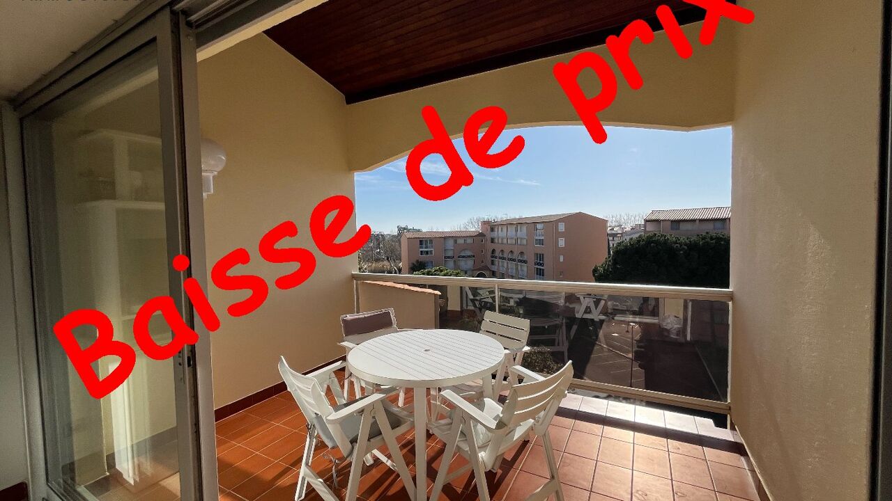 appartement 2 pièces 29 m2 à vendre à Cap d'Agde (34300)