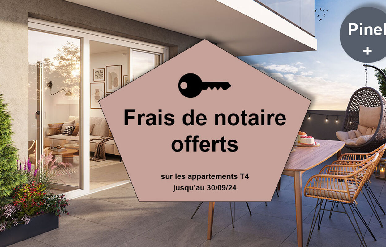 appartement neuf T2, T3, T4 pièces 45 à 79 m2 à vendre à Béziers (34500)