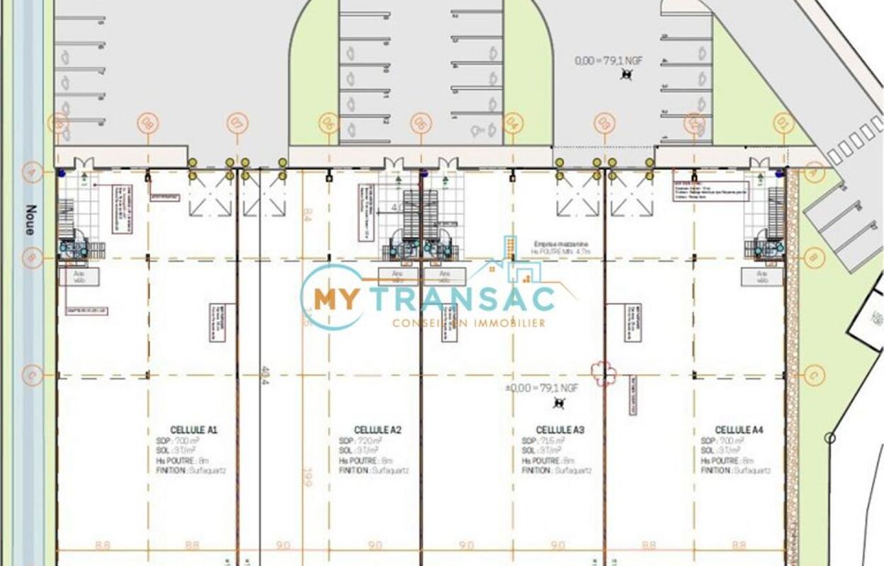 local industriel  pièces 860 m2 à vendre à Évry-Courcouronnes (91000)