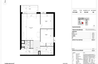 vente appartement 236 000 € à proximité de Magny-le-Hongre (77700)