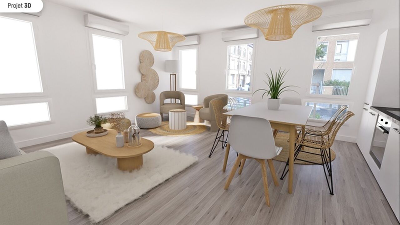 appartement 3 pièces 70 m2 à vendre à Lille (59000)