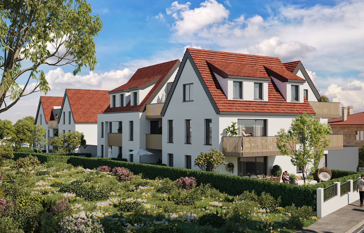 appartement neuf T2, T3, T5 pièces 41 à 109 m2 à vendre à Dorlisheim (67120)