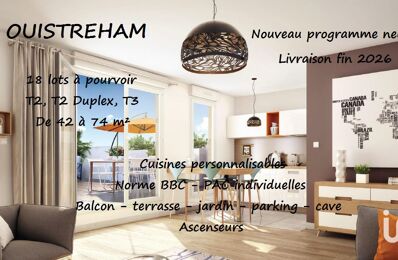 appartement 2 pièces 47 m2 à vendre à Ouistreham (14150)