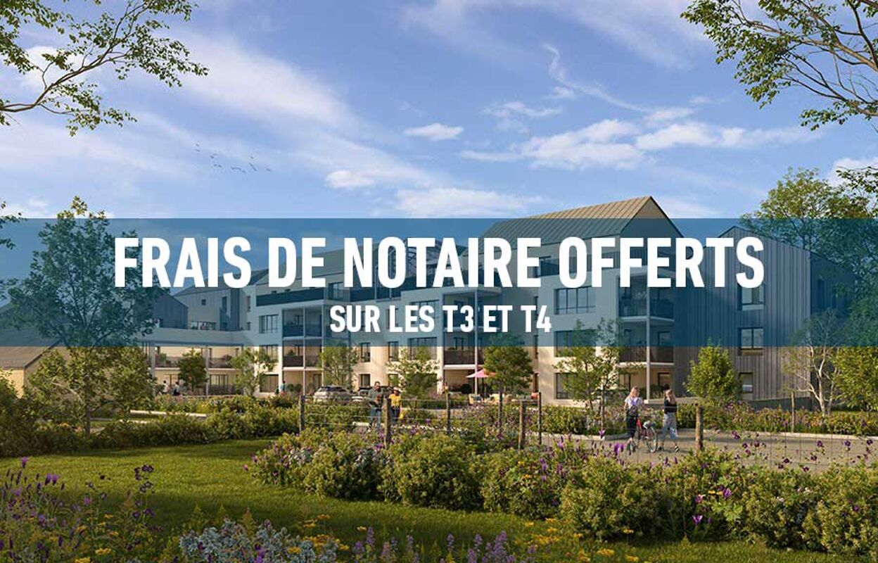 appartement neuf T2, T3, T4 pièces 45 à 82 m2 à vendre à Mordelles (35310)