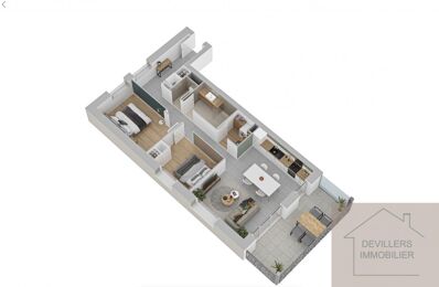appartement 3 pièces 71 m2 à vendre à Besançon (25000)