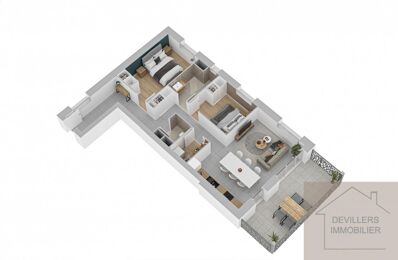 vente appartement 253 000 € à proximité de Les Premiers-Sapins (25580)