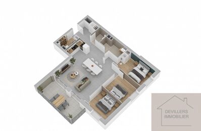 appartement 4 pièces 94 m2 à vendre à Avanne-Aveney (25720)