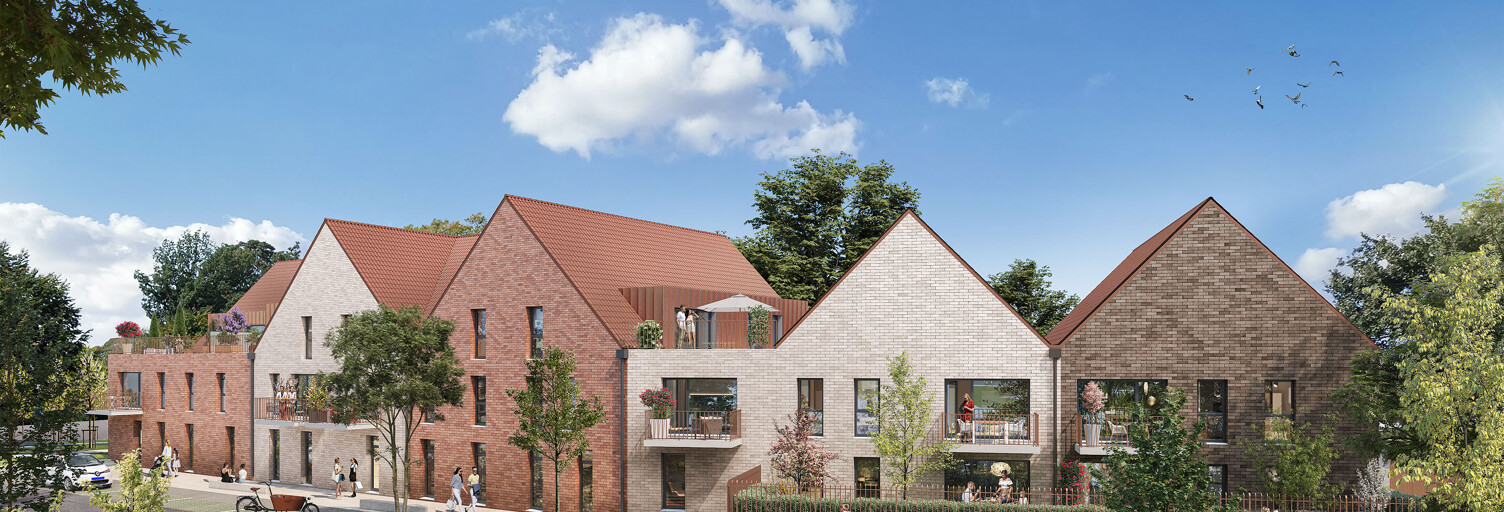 Appartement neuf T2, T3, T4, T5 Pièce 43 à 126 m² à vendre à Fleurbaix (62840)