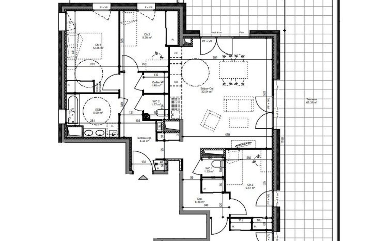 appartement 5 pièces 101 m2 à vendre à Cognin (73160)