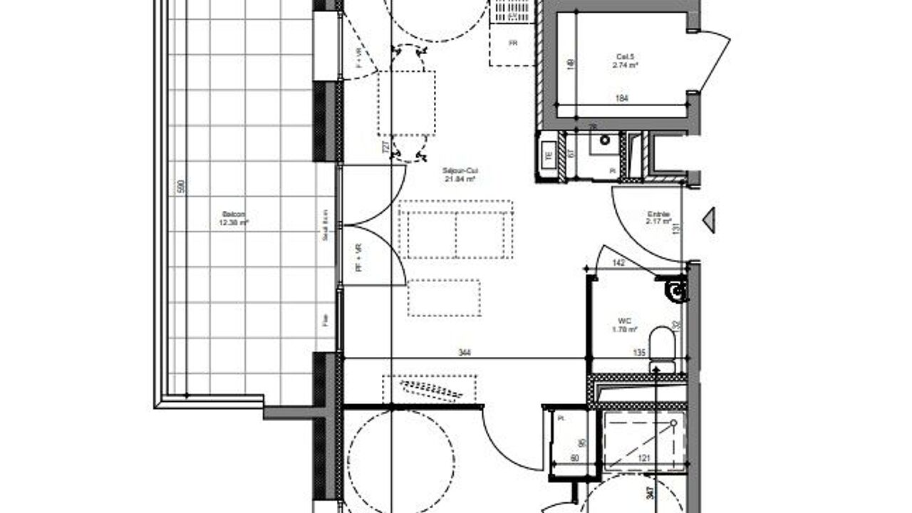 appartement 2 pièces 41 m2 à vendre à Cognin (73160)