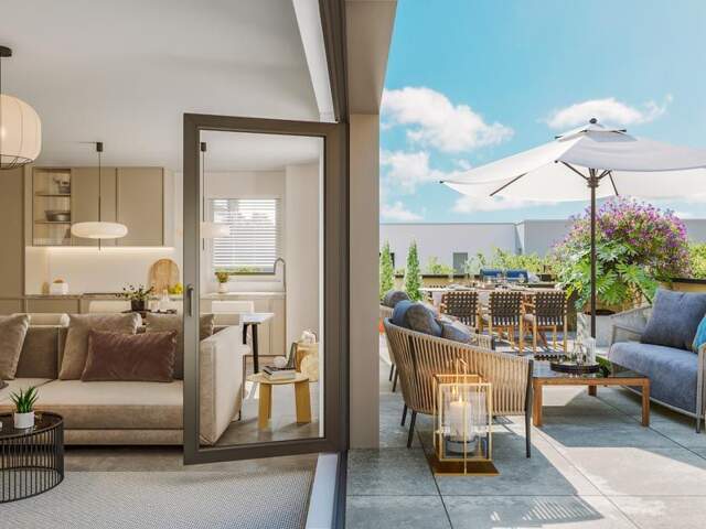 COGNIN - APPARTEMENT T3 EN ATTIQUE DE 67.81m² CARREZ,  AVEC TERRASSE DE 25.26m² — photo du bien