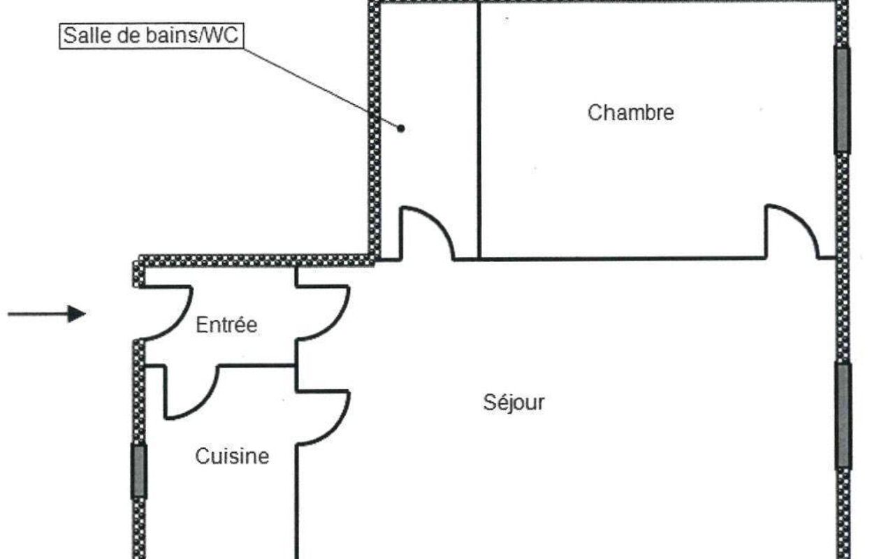 appartement 2 pièces 44 m2 à vendre à Montpellier (34000)