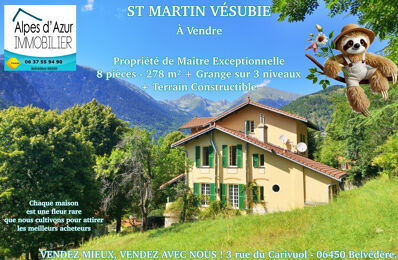 vente maison 779 000 € à proximité de Saint-Martin-Vésubie (06450)