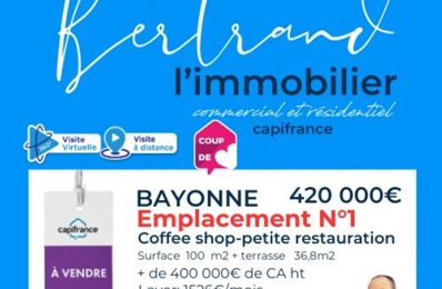 commerce 2 pièces 100 m2 à vendre à Bayonne (64100)
