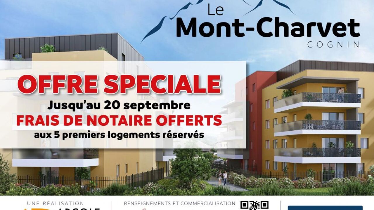 appartement 3 pièces 67 m2 à vendre à Cognin (73160)