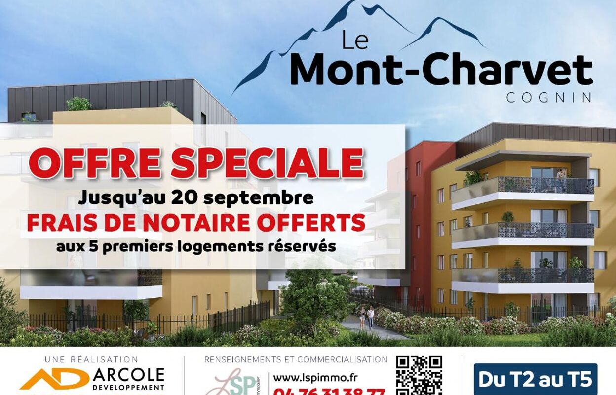 appartement 3 pièces 67 m2 à vendre à Cognin (73160)