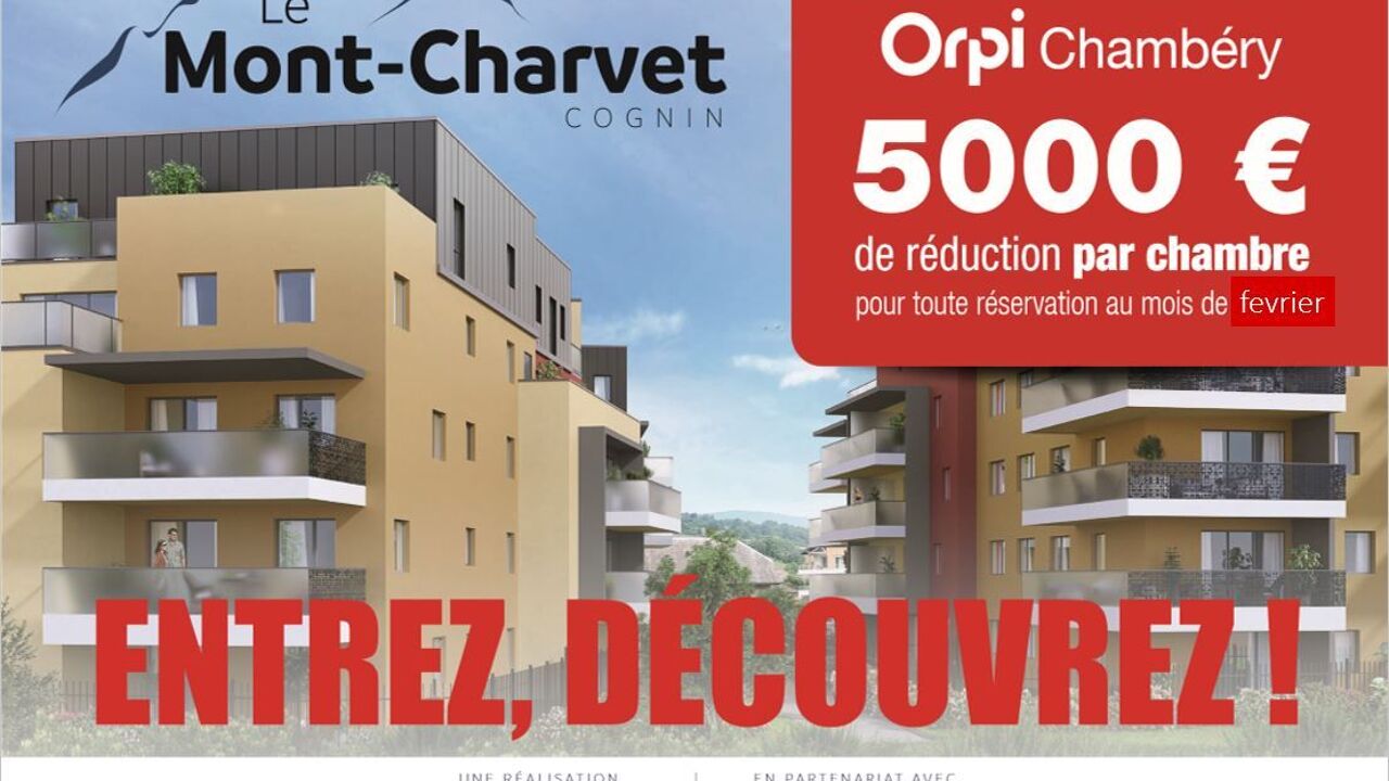 appartement 3 pièces 66 m2 à vendre à Cognin (73160)