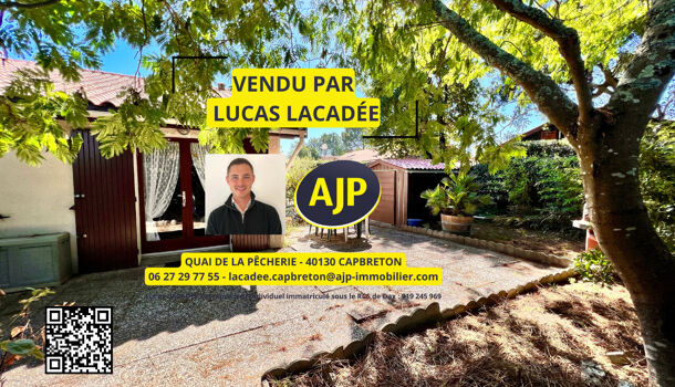 Villa / Maison 3 pièces  à vendre Capbreton 40130