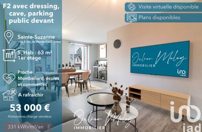 vente appartement 53 000 € à proximité de Courcelles-Lès-Montbéliard (25420)