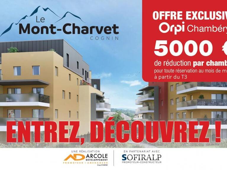 COGNIN - APPARTEMENT T4, DE 83.64 m² CARREZ AVEC BALCON DE 26.56 m² — photo 1