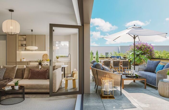 COGNIN - APPARTEMENT T4, DE 83.64 m² CARREZ AVEC BALCON DE 26.56 m² — photo 5