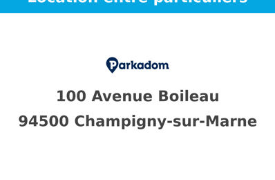 location garage 100 € CC /mois à proximité de Villeneuve-le-Roi (94290)