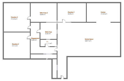 appartement 4 pièces 86 m2 à vendre à Clichy (92110)