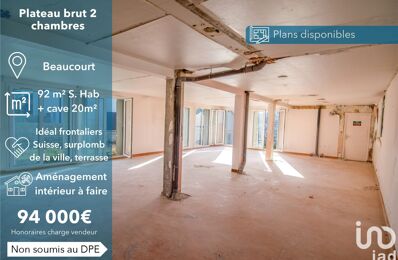 vente appartement 94 000 € à proximité de Grandvillars (90600)