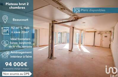 vente appartement 94 000 € à proximité de Dasle (25230)