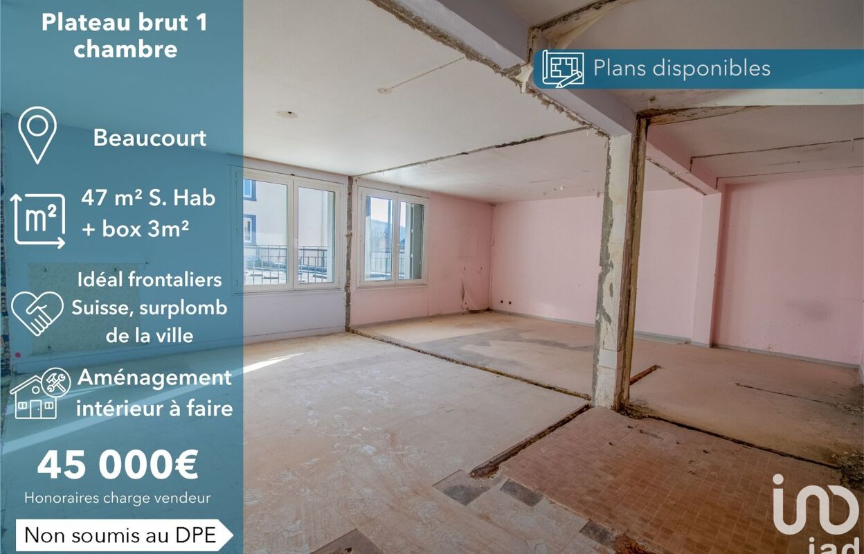 appartement 2 pièces 47 m2 à vendre à Beaucourt (90500)