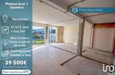 vente appartement 39 500 € à proximité de Montbouton (90500)