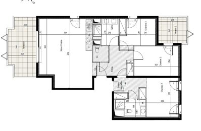 appartement 4 pièces 89 m2 à vendre à Castelnau-le-Lez (34170)