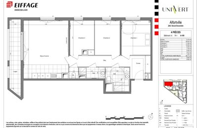 appartement 4 pièces 83 m2 à vendre à Alfortville (94140)