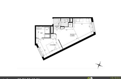 appartement 2 pièces 43 m2 à vendre à Chamalières (63400)