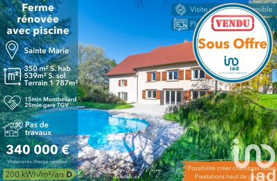 vente maison 350 000 € à proximité de Brognard (25600)