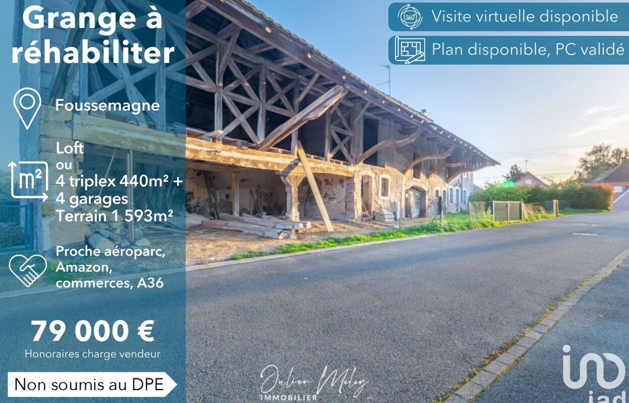 maison 10 pièces 440 m2 à vendre à Foussemagne (90150)