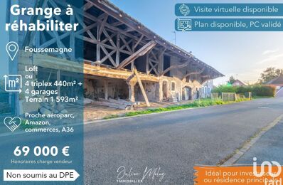 vente maison 69 000 € à proximité de Brognard (25600)