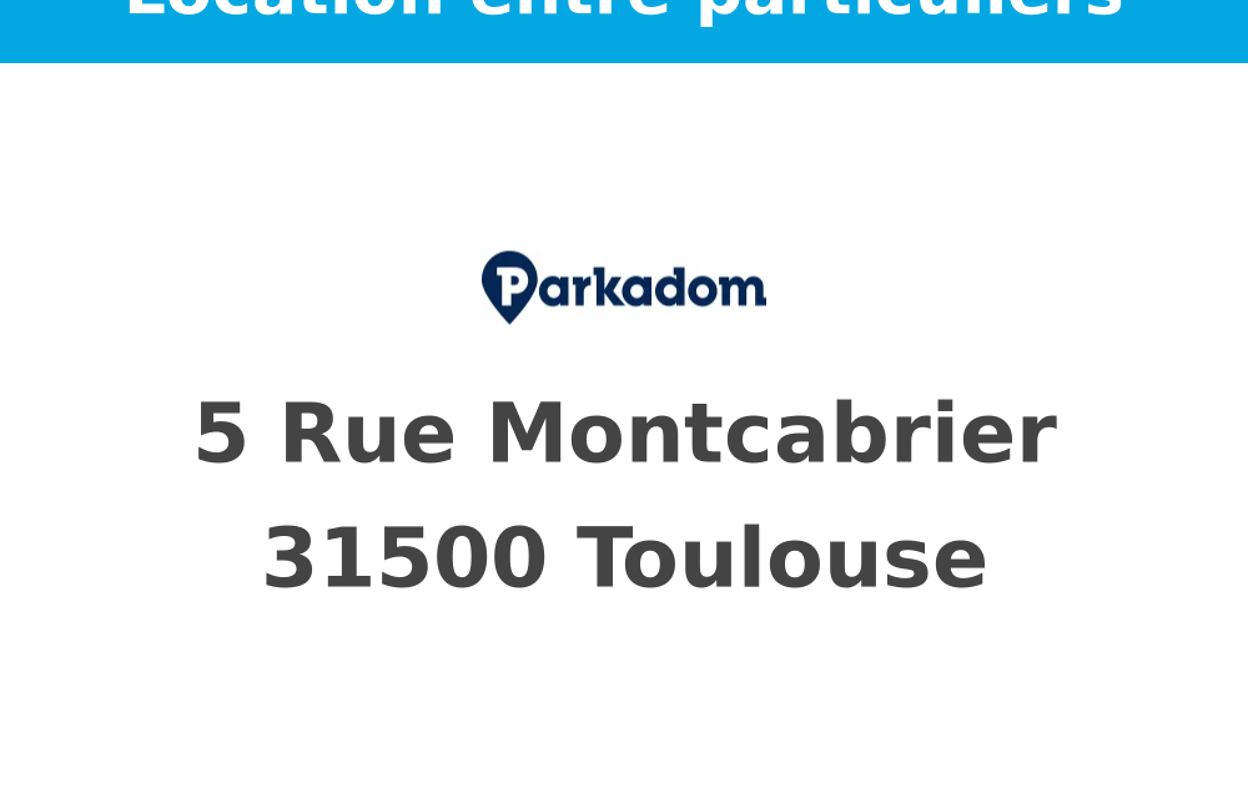 garage  pièces  m2 à louer à Toulouse (31500)