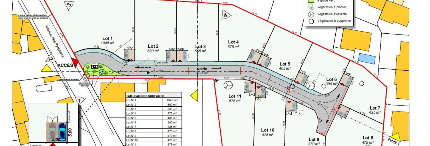 Terrain  555 m² à vendre à Saint-Jean-du-Falga (09100)